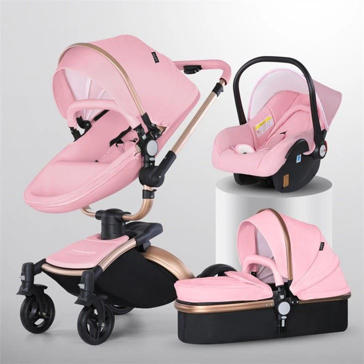 Egg Shape Aluminum Baby Stroller